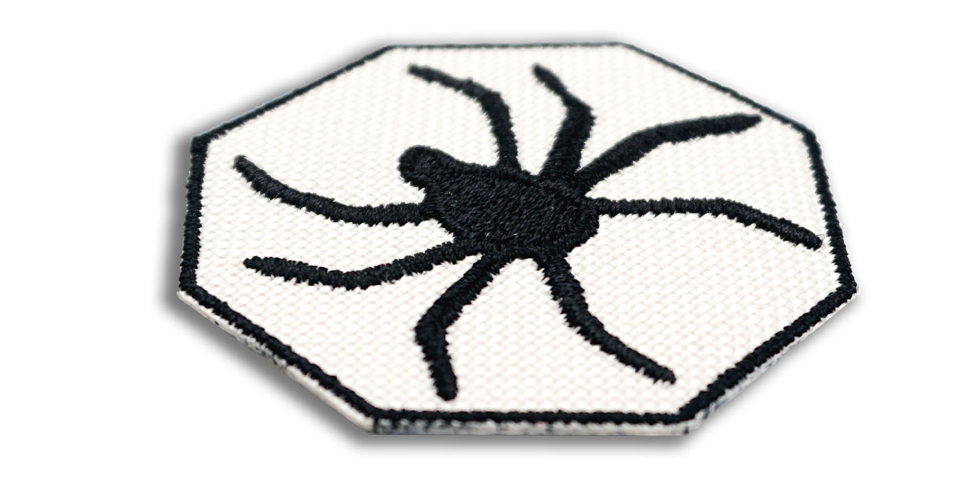 naszywka naprasowanka magiczne przedmioty pająk